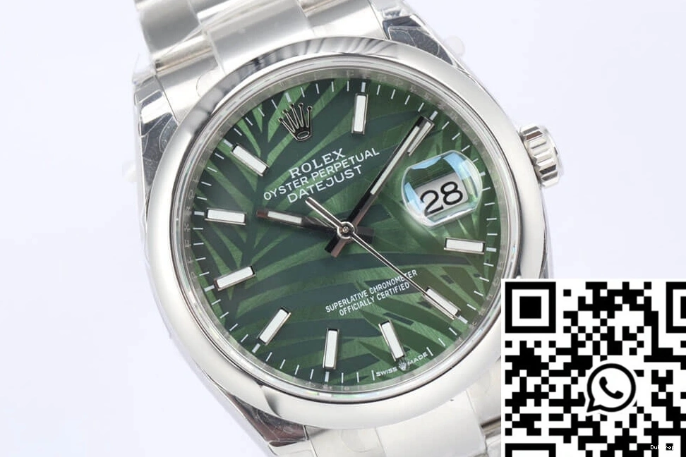 Dial Palm Green Leaf Olive EW Factory Datejust Pattern M126200-0020 Rolex 0512